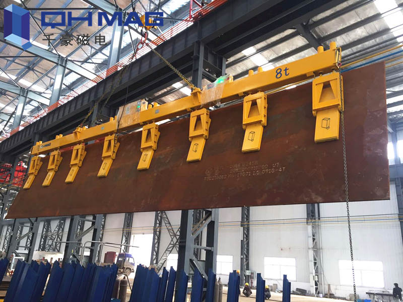 千豪磁电竖吊侧吊钢板起重电永磁