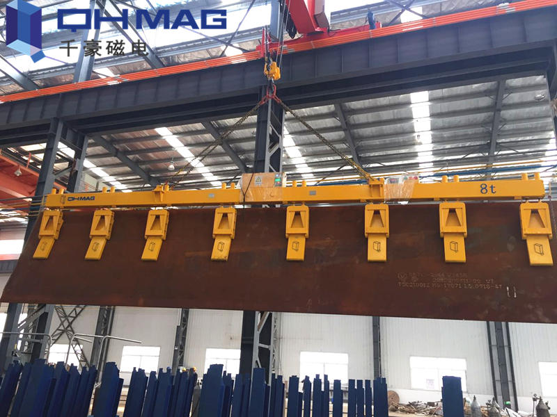千豪磁电竖吊侧吊钢板起重电永磁