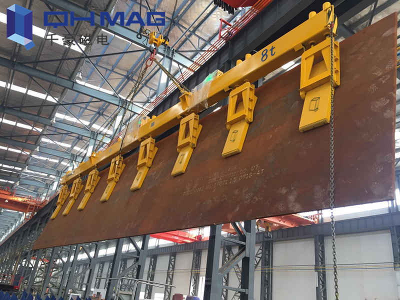 千豪磁电竖吊侧吊钢板起重电永磁