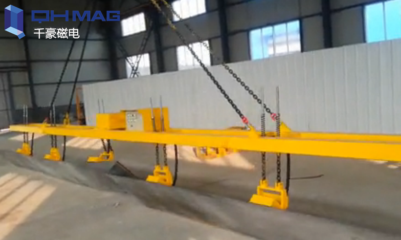 侧吊钢板磁力吊具，千豪可翻转钢板999策略白菜网站