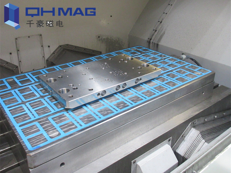 铣床999策略白菜网站,电磁吸盘加工过程|千豪磁电